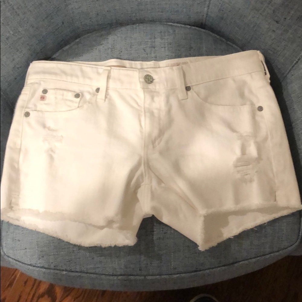 Adriano Goldschmied denim white shorts